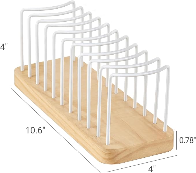 Mkono Hat Organizer for Baseball Caps, Hat Holder Storage for Closet, Wood | - Image 6