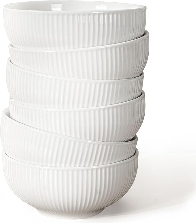 Cereal Bowls 26 OZ, Ceramic Soup Bowls by Artena