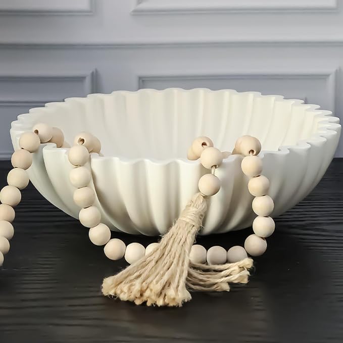 Decorative Bowl With Beads for Home Decor by SimpleLivingJoyfulHeart