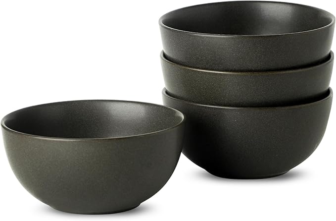 Cereal Bowls, 24 oz Soup Bowls Set of 4, Ceramic Bowls Set by Tikooere