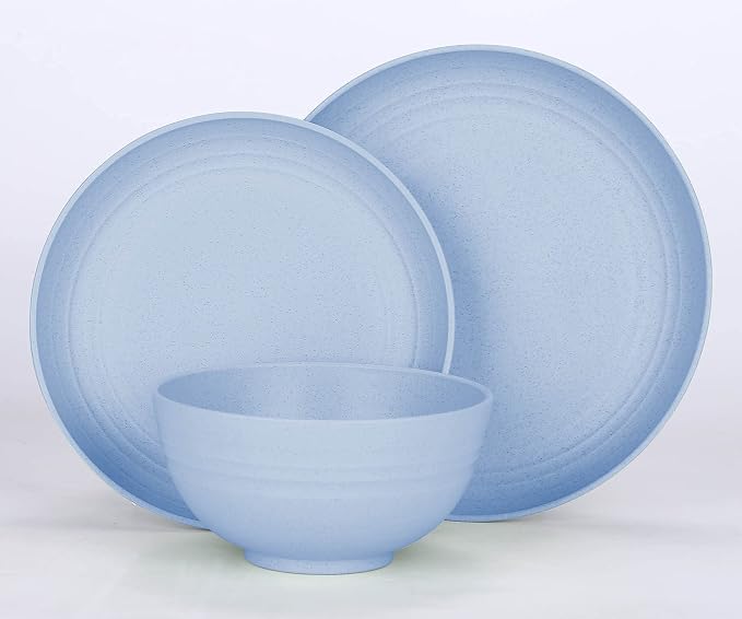 7.8 Inches Unbreakable Wheat Straw Plates - Image 7