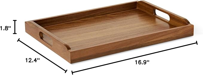 Amazon Basics Wooden Serving Tray - Image 8