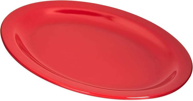 Carlisle FoodService Products Kingline Plastic Oval Platter Oval Tray - Image 3
