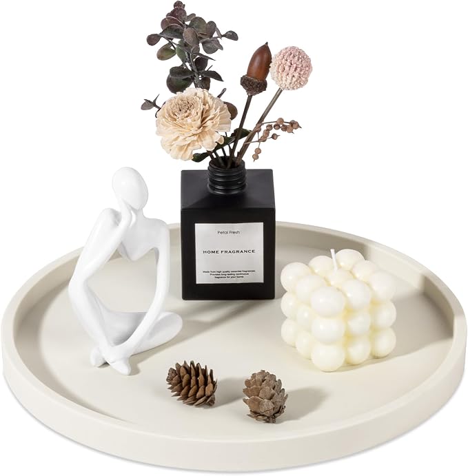 Silicone Bathroom Tray Coffee Table Decor Perfume Organizer, Waterproof by Heagoale