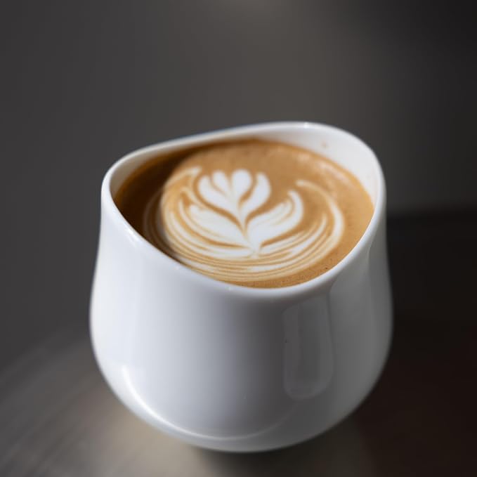 palatti Mobius Porcelain Coffee Cup, M Size, 5oz / 150ml, Pour Over, and Flat - Image 7