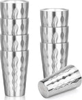 Stainless Steel Double Wall Cups, 16 oz Insulated Tumbler, 8 Pack Unbreakable by Offiper