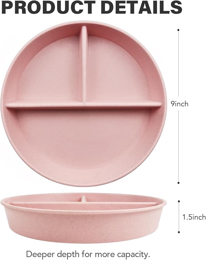 9 Inch 4PCS Divided Plates - Image 2