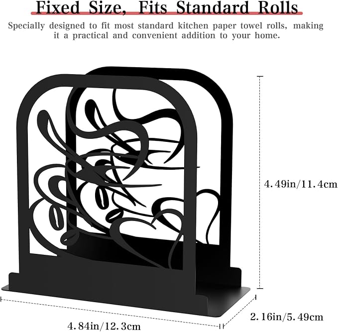 Modern Standing Napkin Holder for table, Coffee time Theme Style Napkin Holder - Image 3