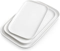 vancasso Stern Serving Platters Set of 3, 11/13/ 15 Inches Rectangular Ceramic by vancasso