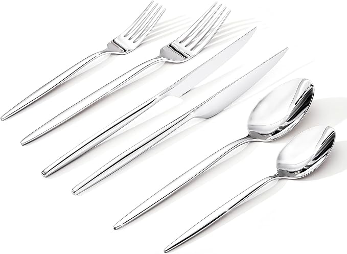 48 Piece Silverware Set for 8 by KINGSTONE