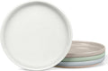 LIANYU Dinner Plates Set of 4, 10.5 Inch Large & Round Porcelain Dinner Plates by LIANYU