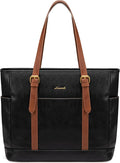 LOVEVOOK Laptop Tote Bag for Women, Leather Work Computer Briefcase Bag | Large by LOVEVOOK