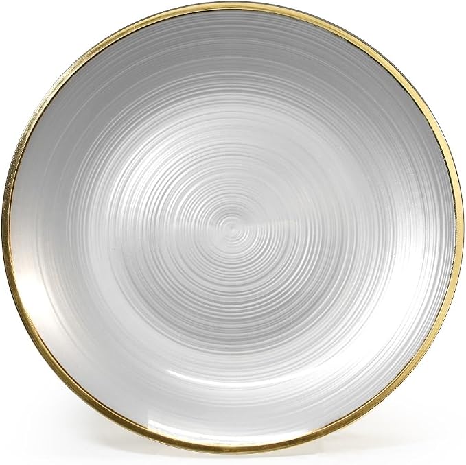 " OCCASIONS " 320pcs set-Wedding Party Disposable Plastic Plate Set -40 x 10'' - Image 2