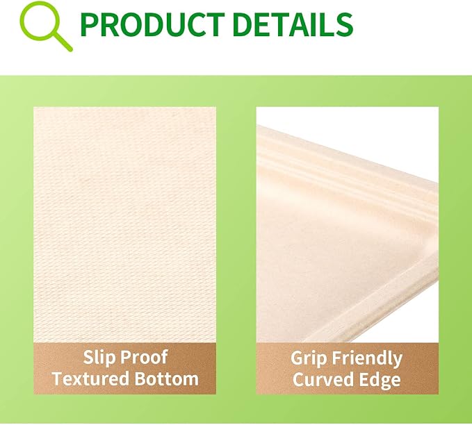 50 Pack 14 Inch Disposable Food Trays - Image 8