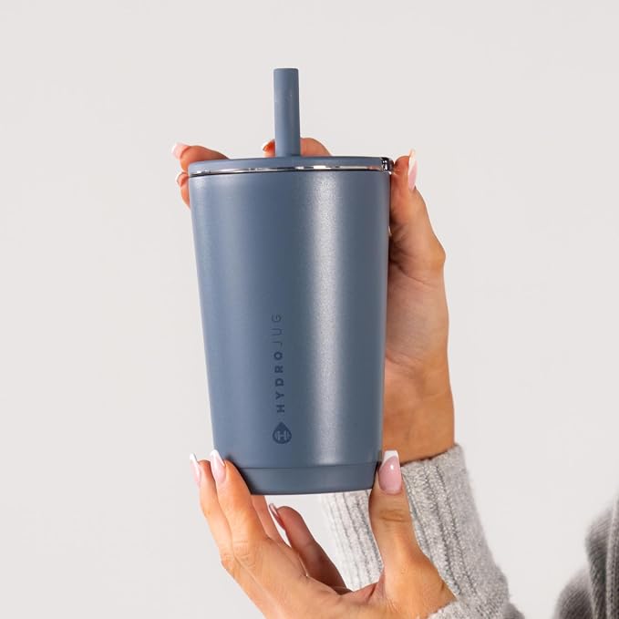 HydroJug Everyday Tumbler 14 oz, Ceramic-Lined Straw Cup - Image 5