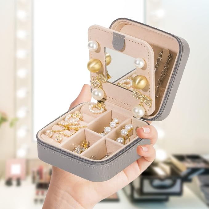 KElofoN 5 packTravel jewelry case Travel jewelry box Travel Jewelry Organizer - Image 7