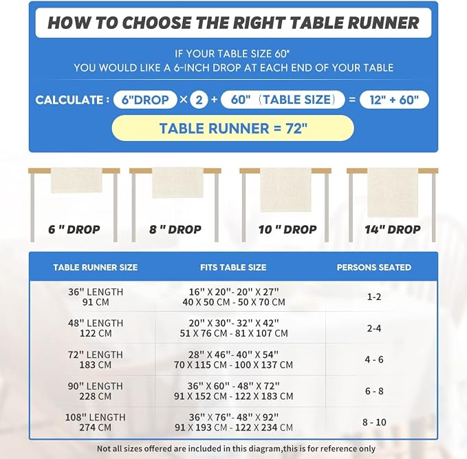 Artoid Mode Coffee Farmhouse Stripe Braided Table Runner 12x72 Inch | Holiday - Image 7