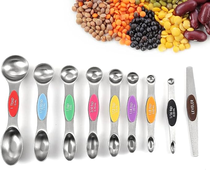 19-Piece Magnetic Measuring Cups and Spoons Set - Image 2