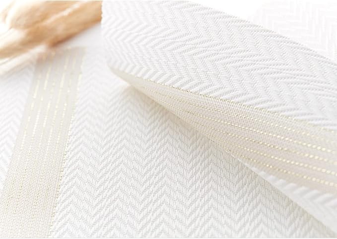 PIGCHCY Placemats Set of 8, Luxurious Elegant Placemats Non-Slip Washable - Image 4