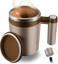 Self Stirring Mug, Rechargeable Auto Magnetic Coffee Mug by FCSWEET