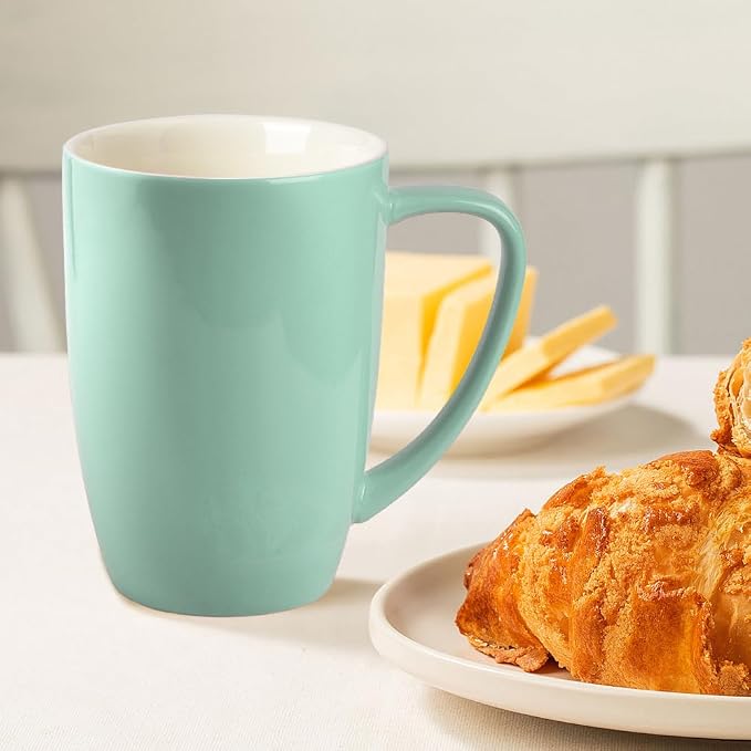 homEdge Porcelain Mug Set, 16 Ounces Cup - Image 7