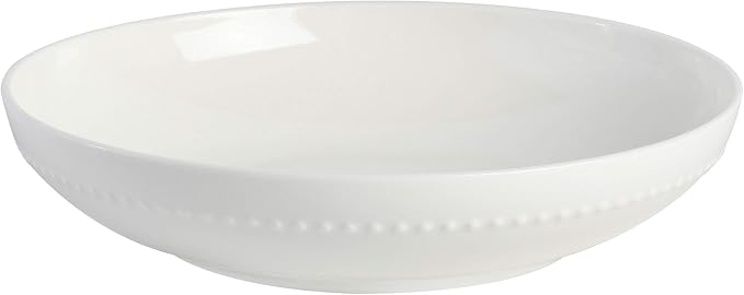 Gibson Elite Embossed Bone China 16-Piece Double Bowl Dinnerware Set, Service - Image 6