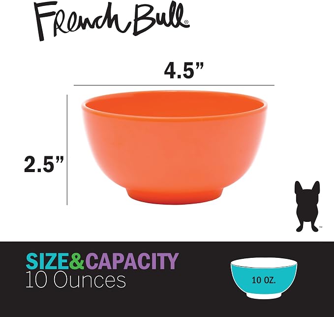 French Bull Melamine Mini Bowls, 6-Piece Set, Small Serving Bowl – Snack - Image 3