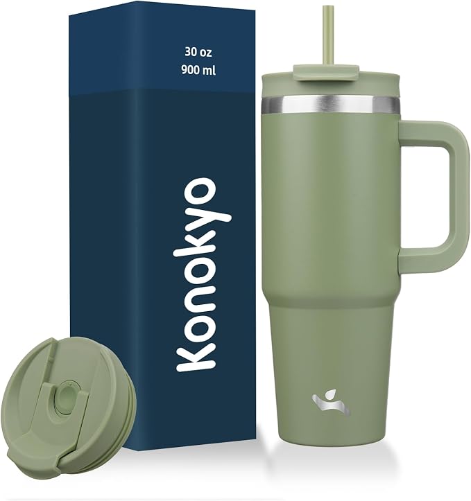 Konokyo 30 oz Insulated Tumbler Water Bottle by Konokyo