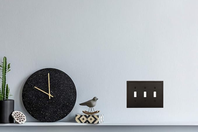 Modern Edge Decorative Wall Plate Switch Plate Outlet Cover, Durable Solid Zinc - Image 7