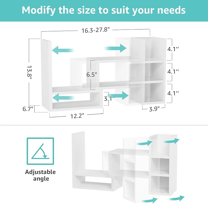 NUTIKAS Desk Shelves Desktop Organizer Shelf - Image 2