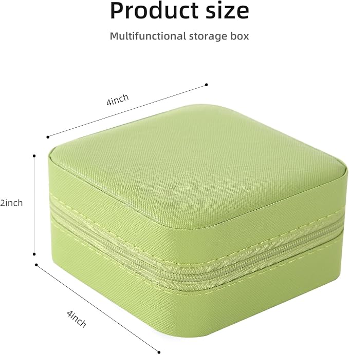 KElofoN Travel jewelry case Travel jewelry box Travel Jewelry Organizer Small - Image 2