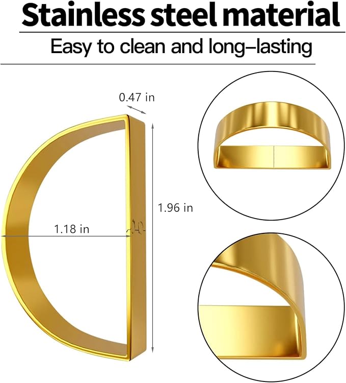 16 Pcs Gold Napkin Rings-Stainless Steel Napkin Rings | Metal Napkin Ring - Image 2