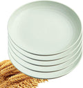 5Pcs Dinner Plates Wheats Straw Plates Set Unbreakable Reusable, Lightweight by Unknown