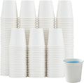 Clawsoff 100 Pack 3 oz White Paper Cups Disposable Small Mouthwash Cups | Mini by BuyNow