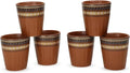 Servo Best Handmade Ceramic Kulhad Tea Cups Set of 6, Glazed Kulhar Cups by Serv-o-Best