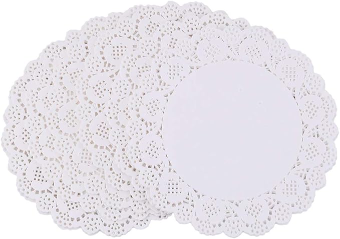 White Lace Paper Doilies - Image 2