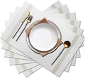 PIGCHCY Luxurious Placemats Set of 6, 18 x 12 inches Elegant Placemats Non-Slip by PIGCHCY