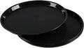 Black Round Serving Trays by Zerdyne
