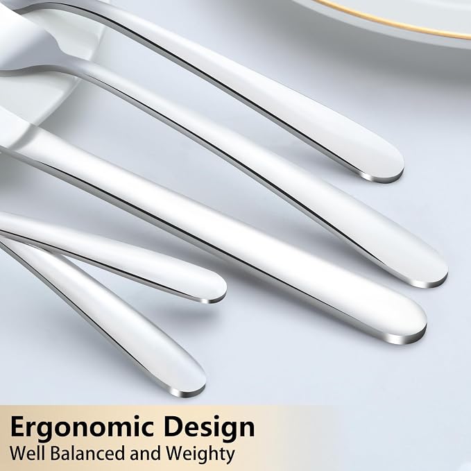 Pleafind 65-Piece Silverware Set - Image 4