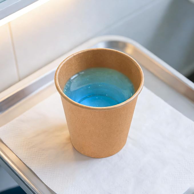 BYSNOW 400 Pack 3 oz Kraft Paper Cups, Small Disposable Bathroom Cups | - Image 5