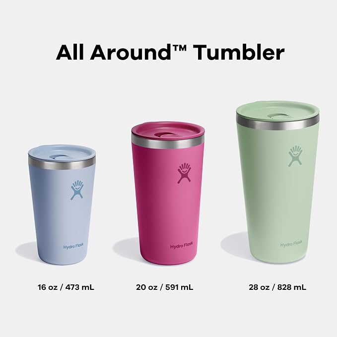 Hydro Flask All Around Tumbler Press-In Lid, Insulated Travel Mug, Stainless - Image 5