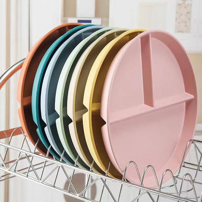 RUIBOLU Unbreakable Divided Plates 5PCS - Image 3