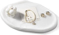Luxurious White Marble Vanity Tray, Cloud Shape Serving Stone Key Tray by Koville