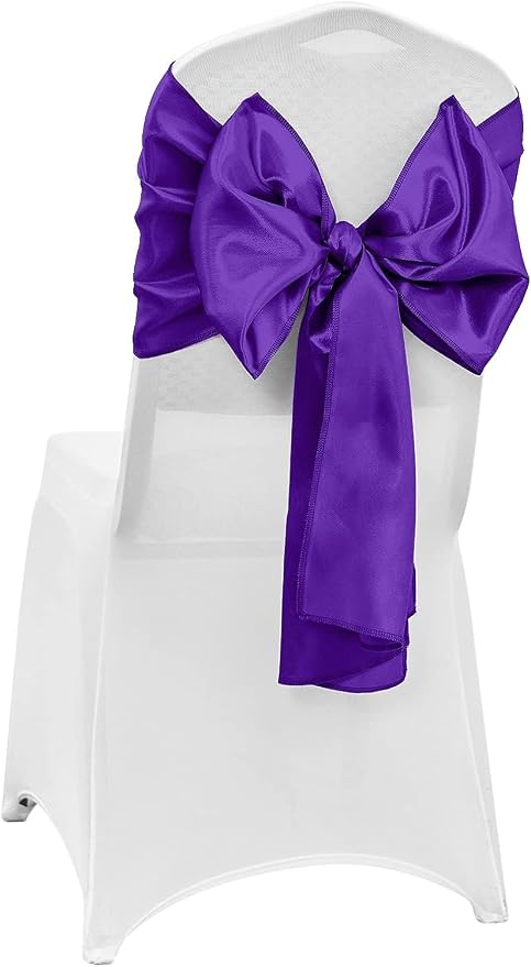 10-Pack Purple Satin Table Runner 12 x 108 Inch Long Bright and Smooth Silk - Image 6