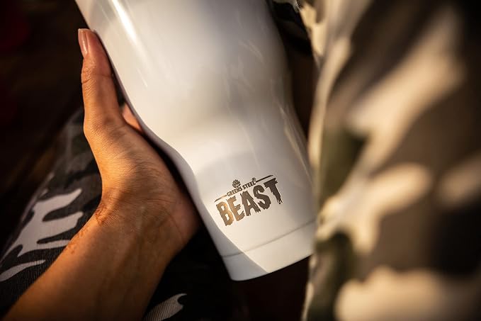 BEAST Insulated Coffee Mug – 900 ml I Arctic White I Stainless Steel I Reusable - Image 5