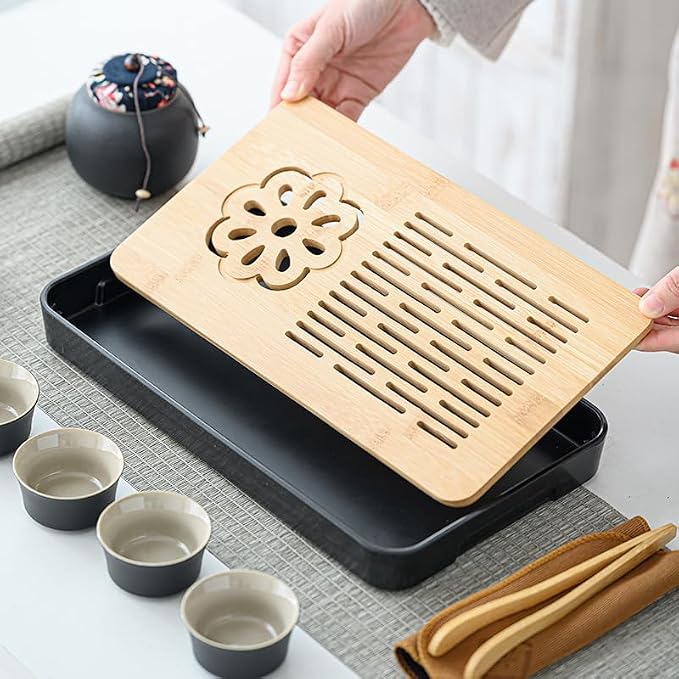 LURRIER Gongfu tea sets, Portable Ceramic TeaSet, Asian Tea sets - Image 6