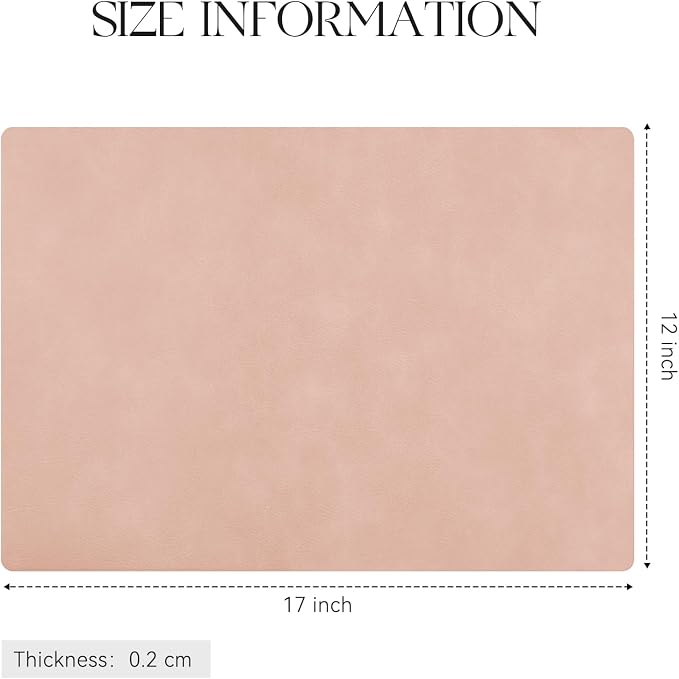 MOSAYT Vinyl Placemats Set of 4-12 X 17 Inch - Image 7