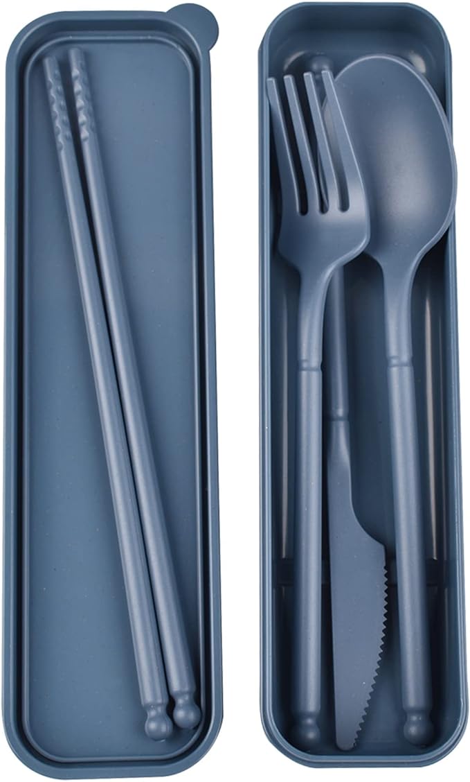 Travel Utensils, Reusable Utensils Set by CUNTAUK