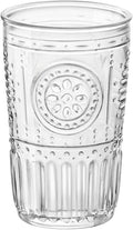 Bormioli Rocco Romantic Set Of 6 Cooler Glasses, 16 Oz. Clear Crystal Glass by Bormioli+Rocco