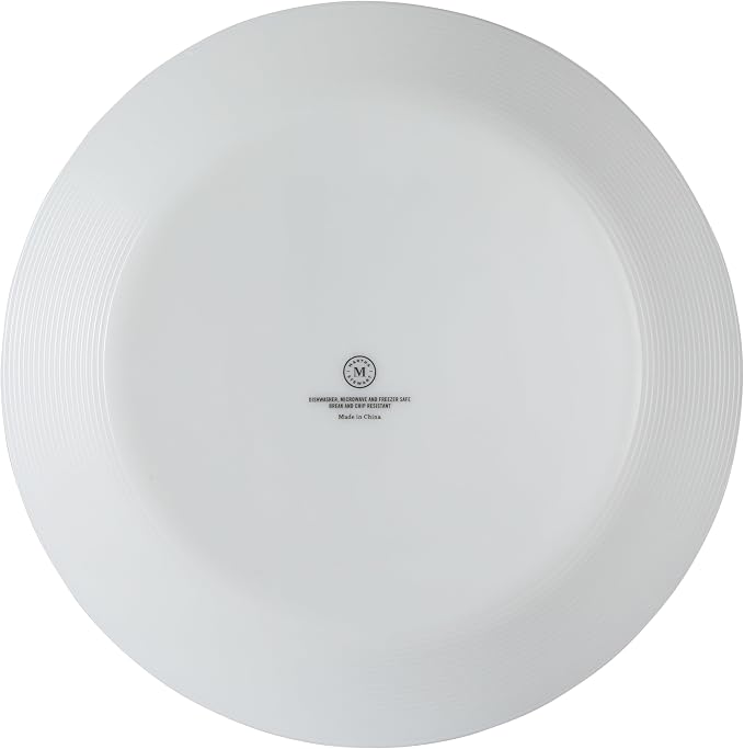 Martha Stewart Opalton Dinner Plates 6-Piece 10-Inch Plate Set – Chip and Break - Image 7